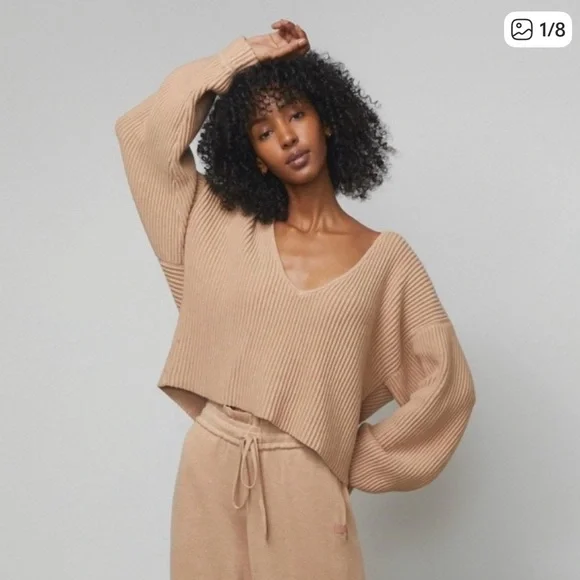 Lunya Beige Knit Lounge Set - Picture 4 of 7